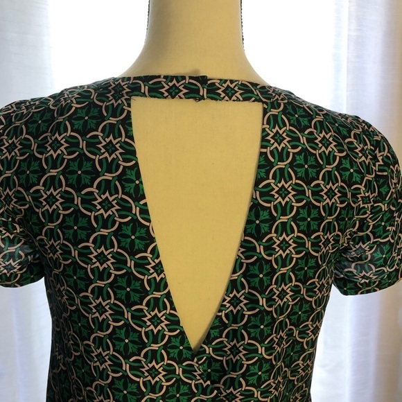 J crew dress open back shift silk dress  SZ 0 - Picture 3 of 10